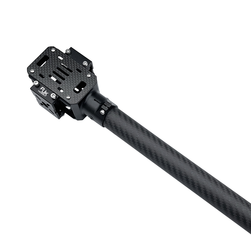 RJX 1pcs X8 Upper and lower Aluminum motor base with carbon sheet for 25mm Carbon Tube