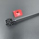 RJX 1pcs X8 Upper and lower Aluminum motor base with carbon sheet for 25mm Carbon Tube