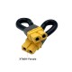 RJX 10pcs XT60H Female Short Circuit Bind Plug Loop Connector with 10AWG Silicone Wire