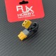 RJX 10pcs XT60H Female Short Circuit Bind Plug Loop Connector with 10AWG Silicone Wire