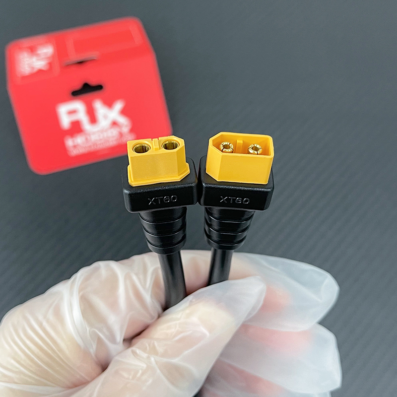 RJX 1pcs 14AWG XT60 Male to Female Extension Cable