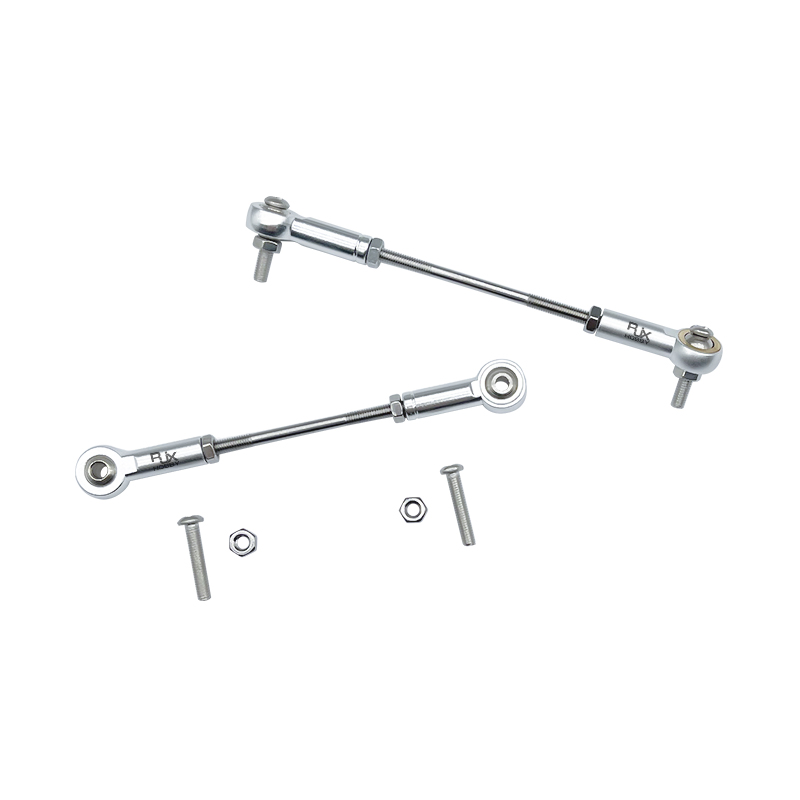RJX 5pcs M3 Aluminum Positive and Negative Thread Ball Head Tie Rod End Joint 