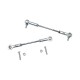 RJX 5pcs M3 Aluminum Positive and Negative Thread Ball Head Tie Rod End Joint 