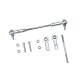 RJX 5pcs M3 Aluminum Positive and Negative Thread Ball Head Tie Rod End Joint 