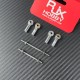 RJX 5pcs M3 Aluminum Positive and Negative Thread Ball Head Tie Rod End Joint 