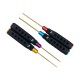 RJX 4Pcs HSS Titanized Hex Screwdriver 1.5 2.0 2.5 3.0mm High-Strength Insulated Anti-Slip Rubber Handle
