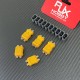 RJXHOBBY 5 Sets Amass  UH60 Male Female Bullet Connectors Power Plugs(with caps) for RC Lipo Battery