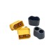 RJXHOBBY 5 Sets Amass  UH60 Male Female Bullet Connectors Power Plugs(with caps) for RC Lipo Battery