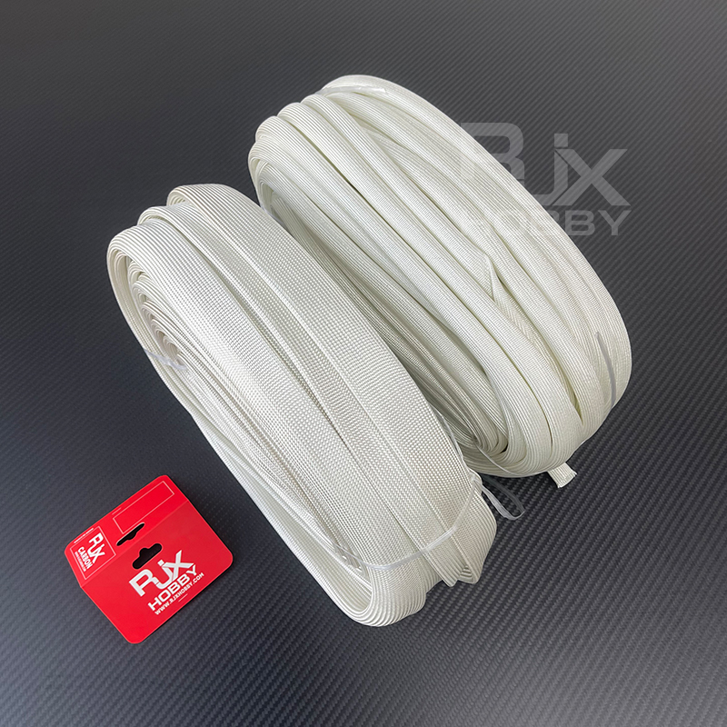 RJXHOBBY 50meters 10-20mm Heat Resistant Sleeving Cable Wire HIGH TEMP Fiberglass Insulating Sleeve