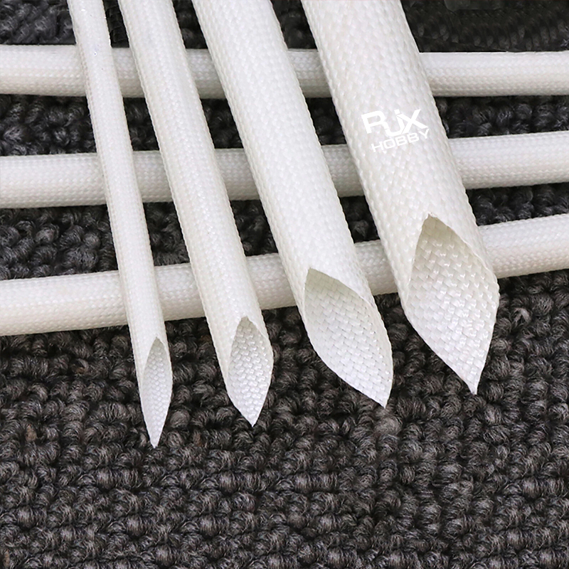 RJXHOBBY 50meters 10-20mm Heat Resistant Sleeving Cable Wire HIGH TEMP Fiberglass Insulating Sleeve