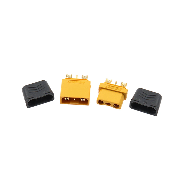 RJXHOBBY 5 Sets Amass ICX301 XT30 2+1 Plug Connector Male Female signal Pin for FPV Drone Adapter