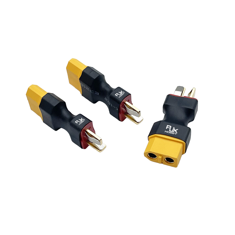 RJXHOBBY 5pcs  XT60 Female to Male T -Plug Connector Adapter 