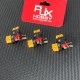 RJXHOBBY 5pcs  XT60 Female to Male T -Plug Connector Adapter 