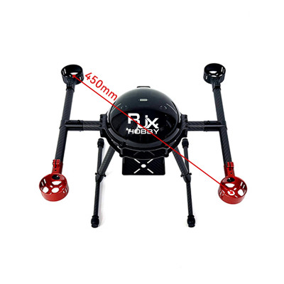 RJX 450A 4-Axis Carbon Fiber Quadcopter Frame  Kit with Motor Mounts ﻿