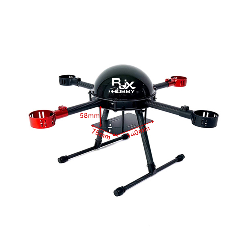 RJX 450C 4-Axis Carbon Fiber Quadcopter Frame  Kit with Motor Mounts ﻿