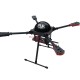 RJX650 4-Axis Carbon Fiber Umbrella Folding Quadcopter Frame with Motor Mounts