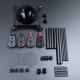 RJX650 4-Axis Carbon Fiber Umbrella Folding Quadcopter Frame with Motor Mounts
