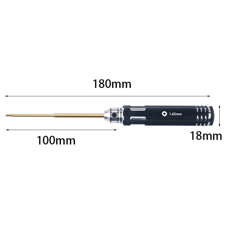 RJXHOBBY 1pcs Metal Hex Screw driver Wrench Tool for 1.65mm Screw 