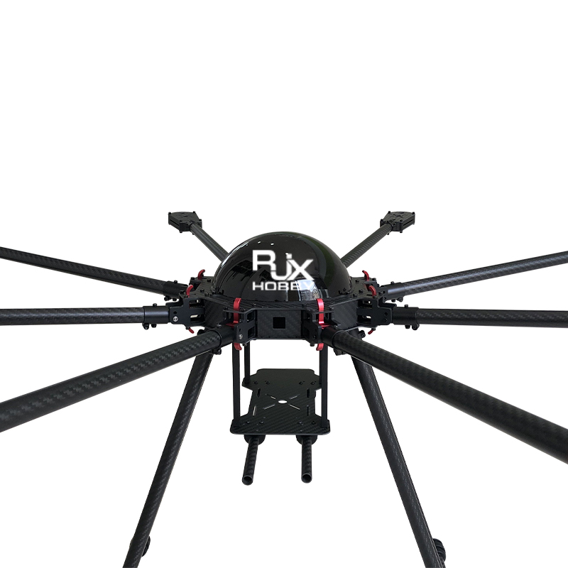 RJX950 8-Axis Carbon Fiber Umbrella Folding Hexacopter Frame with Motor Mounts