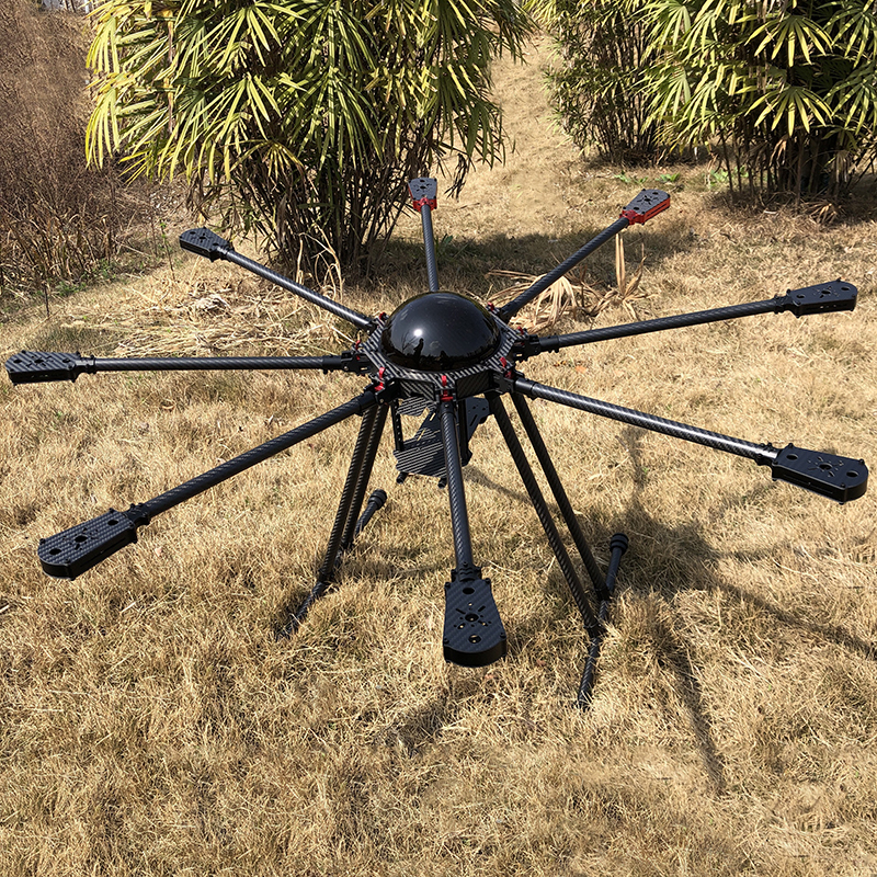 RJX950 8-Axis Carbon Fiber Umbrella Folding Hexacopter Frame with Motor Mounts