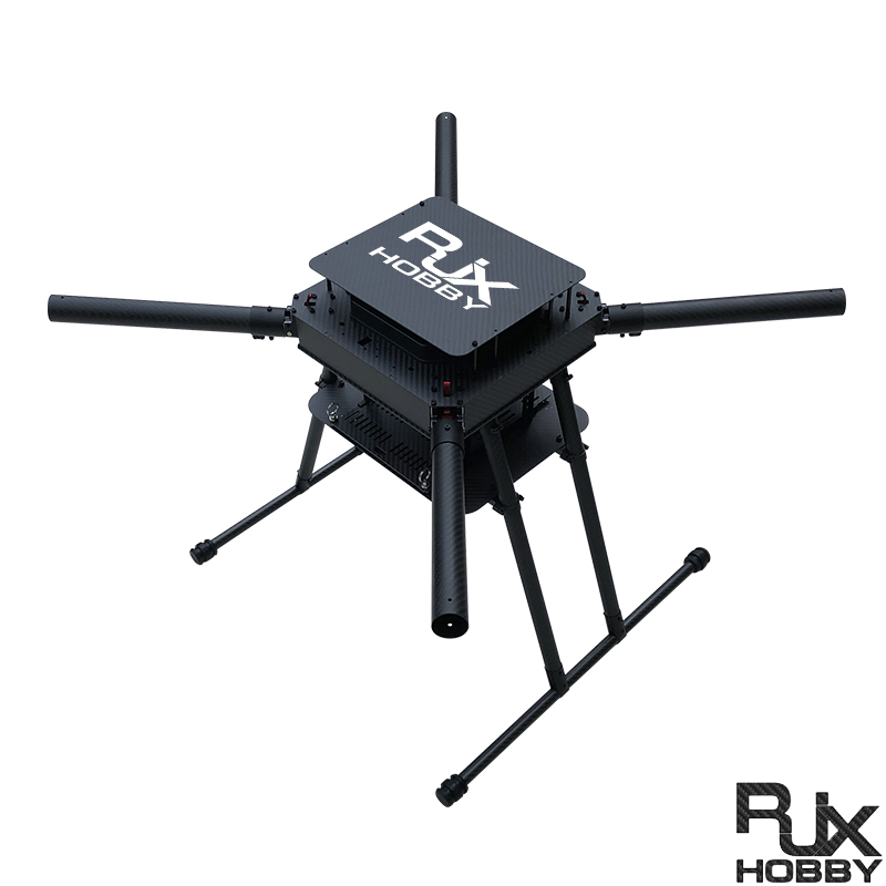 RJX950B 4-Axis Carbon Fiber Umbrella Folding Quadcopter Frame without motor mounts