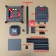 RJX950B 4-Axis Carbon Fiber Umbrella Folding Quadcopter Frame without motor mounts