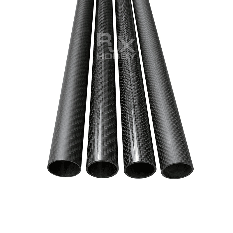 RJXHOBBY 3K Carbon Fiber Round Tube 1500mm (OD:8-25mm)