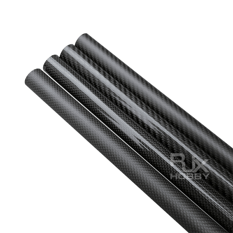 RJXHOBBY 3K Carbon Fiber Round Tube 1500mm (OD:8-25mm)