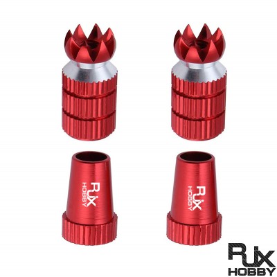 RJX 2 Sets M3 Thread  Transmitter Stick Ends Controller for  Futaba  FrSky Spektrum