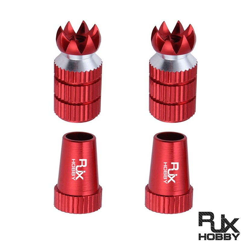 RJX 2 Sets M3 Thread  Transmitter Stick Ends Controller for  Futaba  FrSky Spektrum