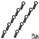 RJXHOBBY Ball Linkage Rod for RC Helicopter 10pcs